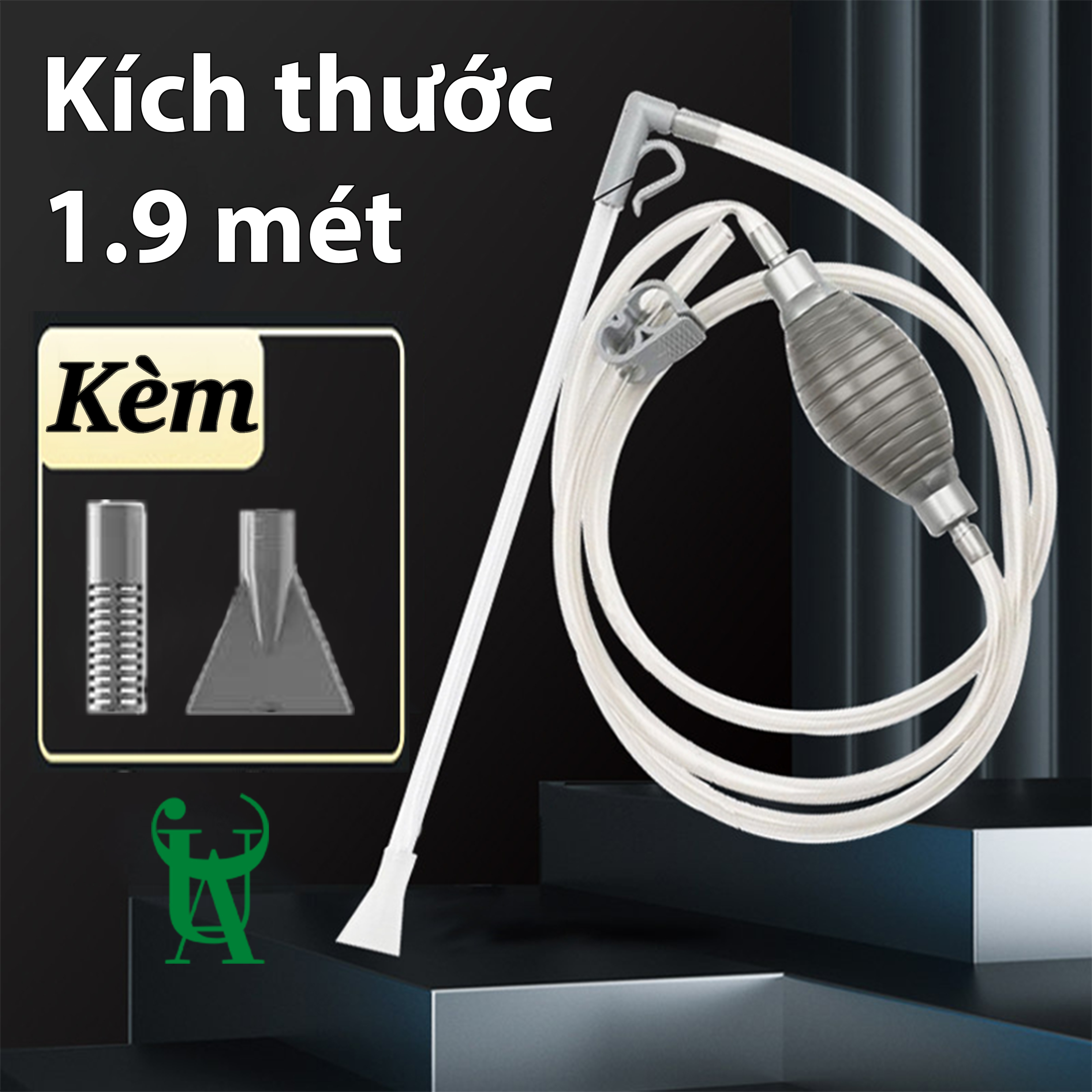 Ống hút cặn phân cá bơm tay thay nước hồ cá hồ thuỷ sinh