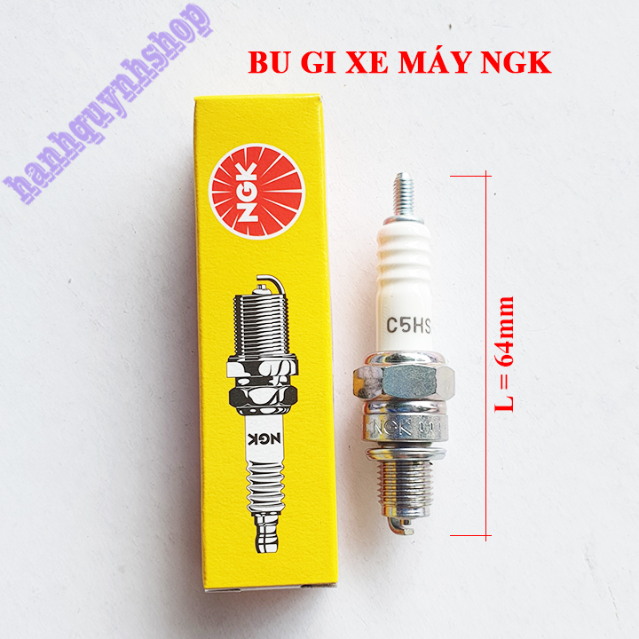 Bugi xe máy ngk c5, c6, c7, cpr6ea-9 dream, wave, ab, lead, vision, sh