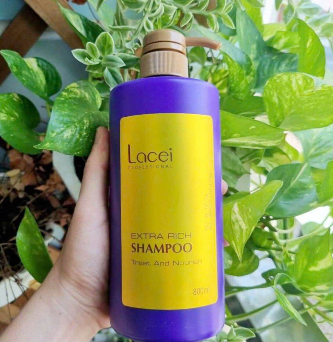 Dầu Gội Lacei Tím Extra Rich 800ml Hương thơm quyến rũ, mềm mượt, giữ ẩm 800ml