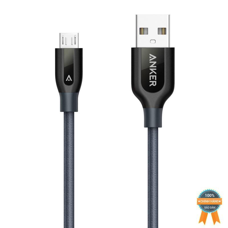 [HCM]Cáp Anker Micro USB PowerLine 1.8m-Đen