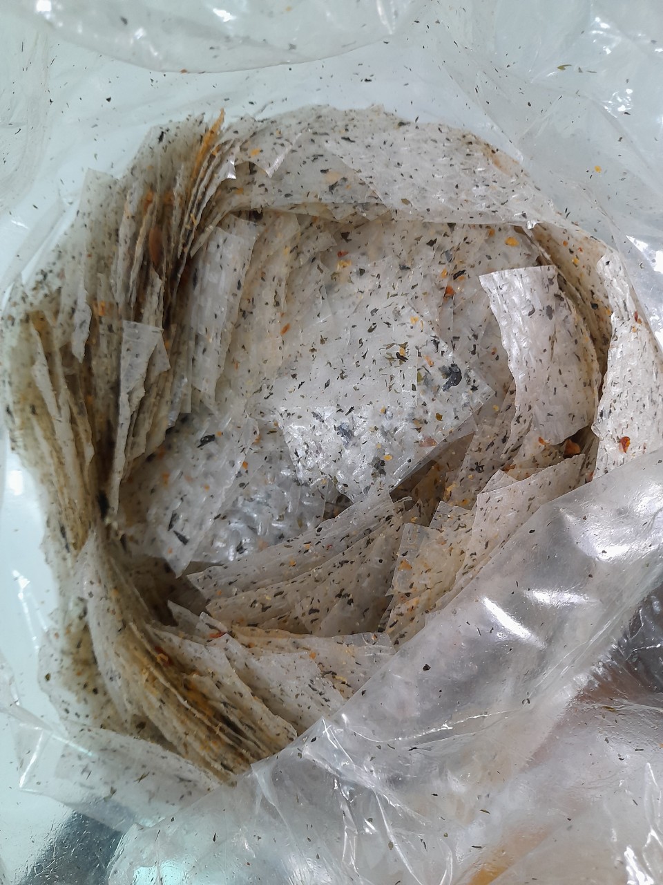 Bánh Tráng Trộn Rong Biển