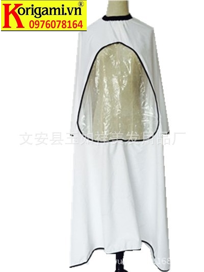 ÁO CHOÀNG CẮT TÓC CÓ KÍNH - Đen