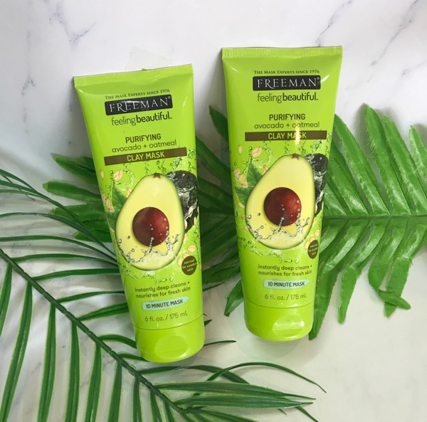 [HCM]Mặt Nạ Đất Sét Bơ Freeman Purifying Avocado Oatmeal Clay Mask 175ml