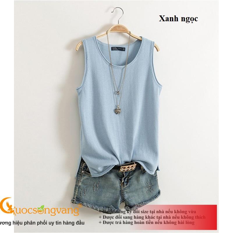 Áo ba lỗ dệt kim áo nữ ba lỗ mùa hè GLA264 Cuocsongvang