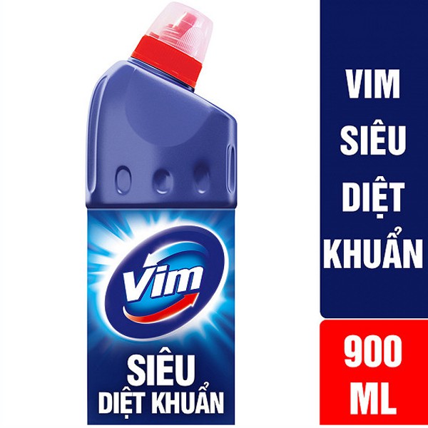 Nước tẩy bồn cầu vim diệt khuẩn 500ml - xanh biển