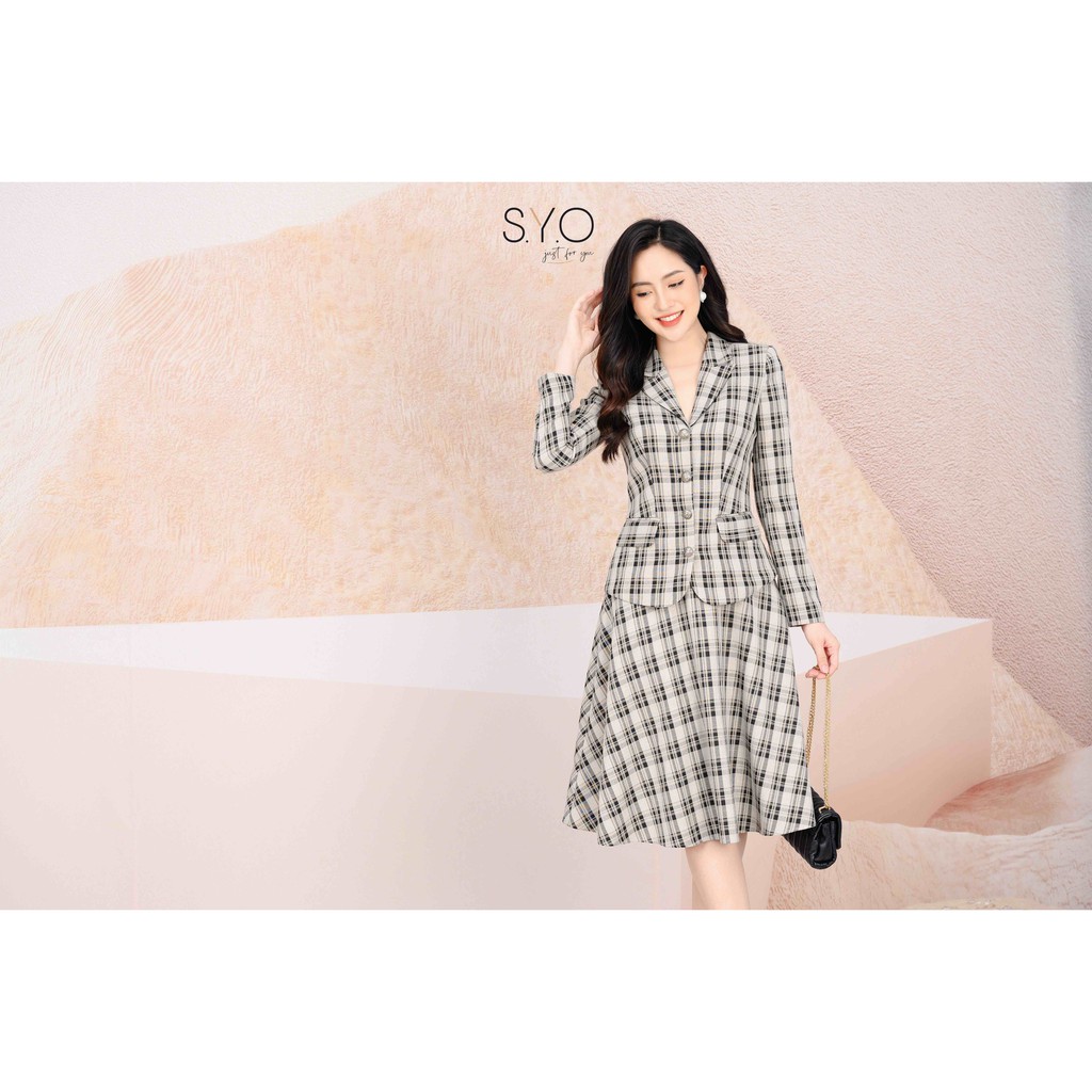 Áo Vest Kẻ Cổ 2 Ve B2003