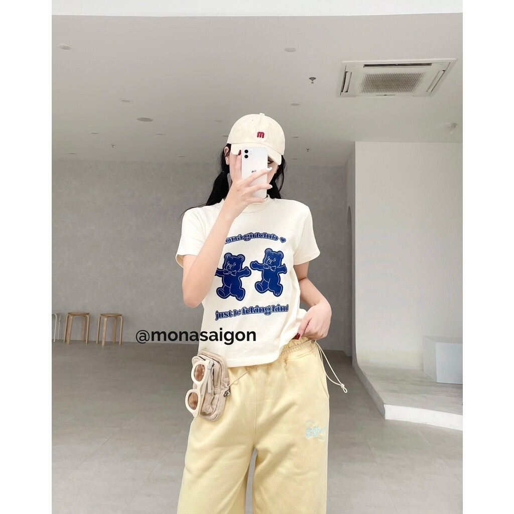 [VOUCHER 12%/149K] Áo thun baby tee MONÁ - GUMMY KEM