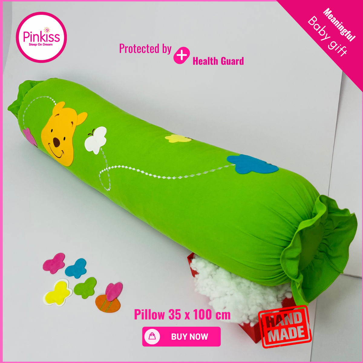 Gối ôm PINKISS kích thước 35x100cm