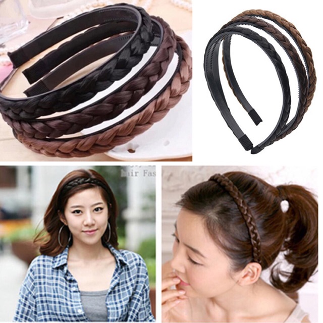 Bờm Cài Tóc Thắt Bím