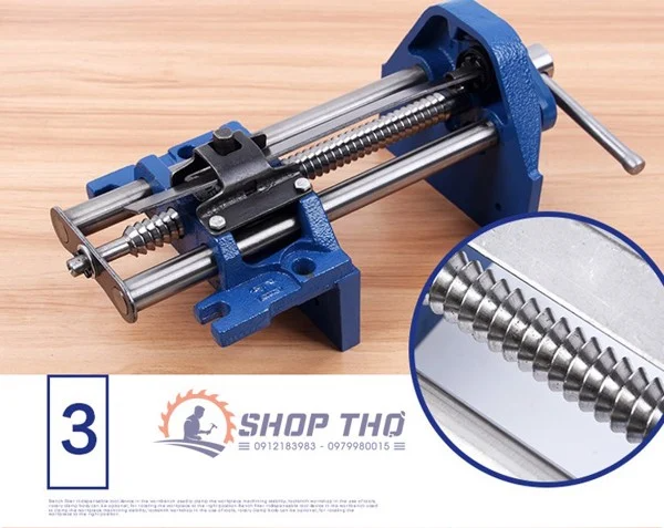 Eto kẹp bàn cỡ 7''- Vise Quick Release