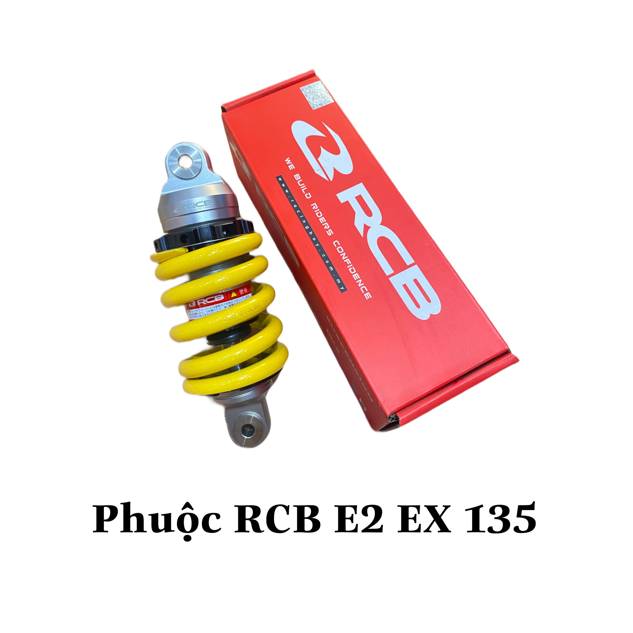 Phuộc RCB E2 gắn cho EXCITER 135 ( Gồm : Vàng / Đỏ / Đen )