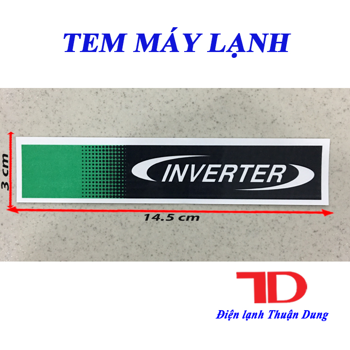 Combo 10 tem dành cho máy lạnh INVERTER xanh
