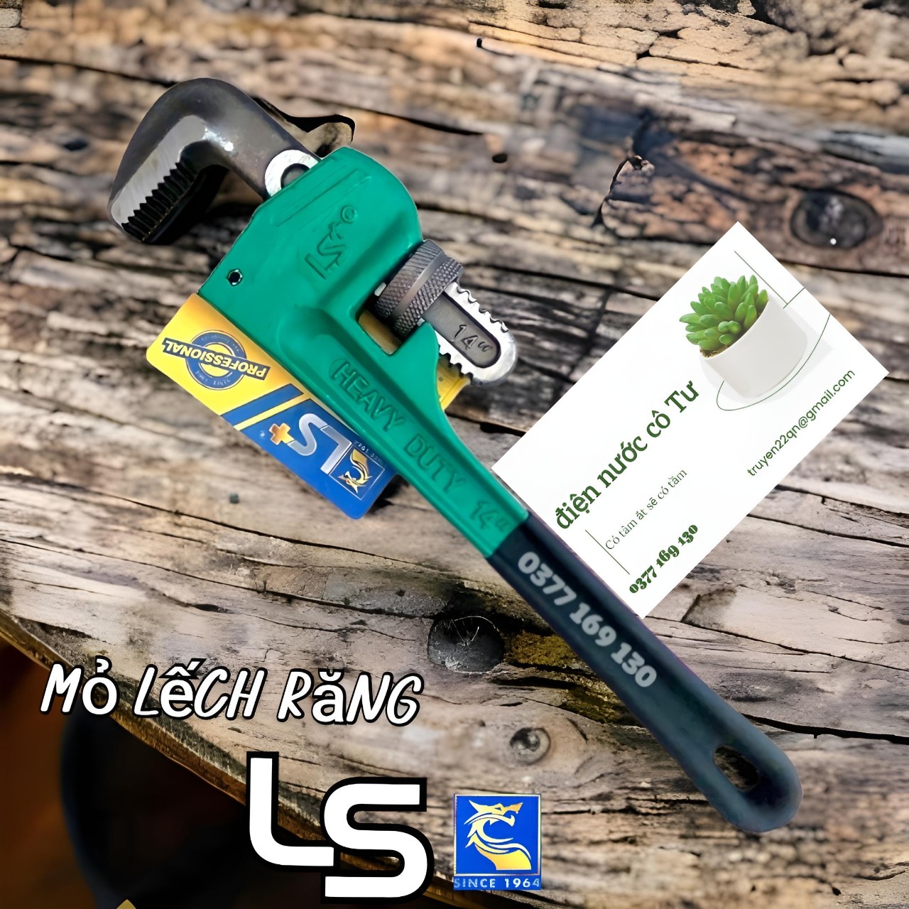 Mỏ lếch răng LS+ 12/14/18 inch