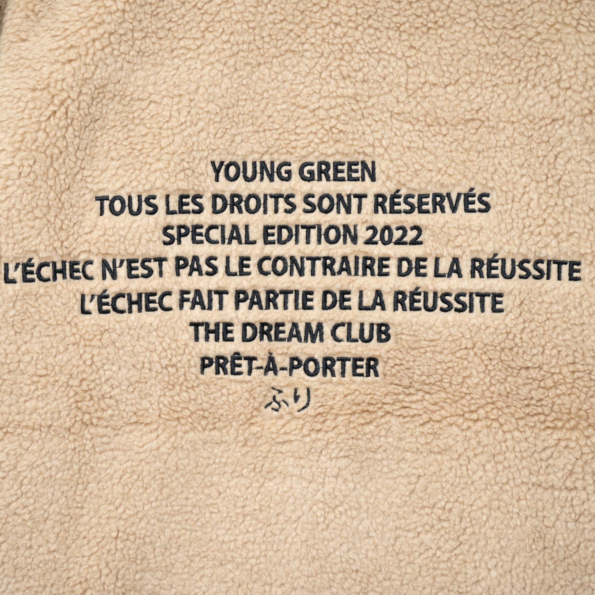 Áo Bông Young Green Fleece Phom Oversized