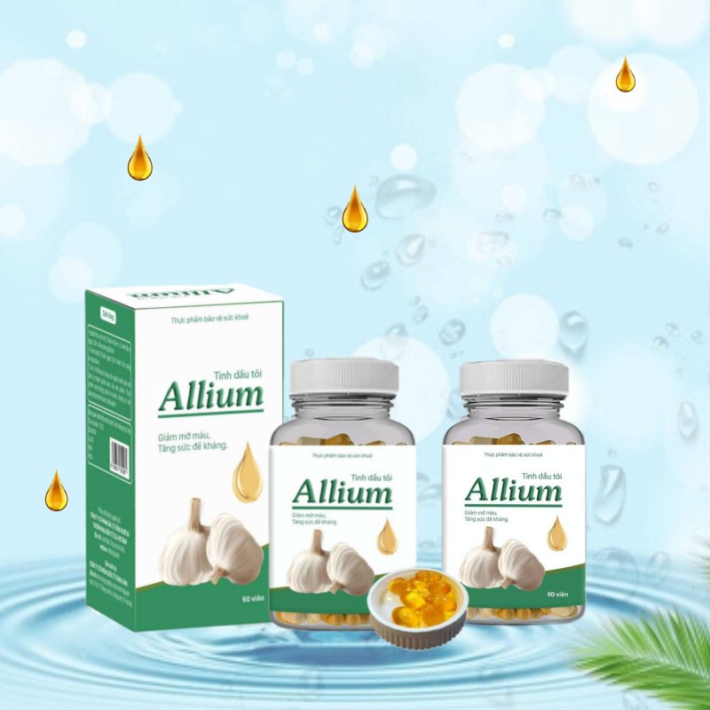 Tinh dầu tỏi Allium mua 4 hộp tặng 1 hộp cao cấp