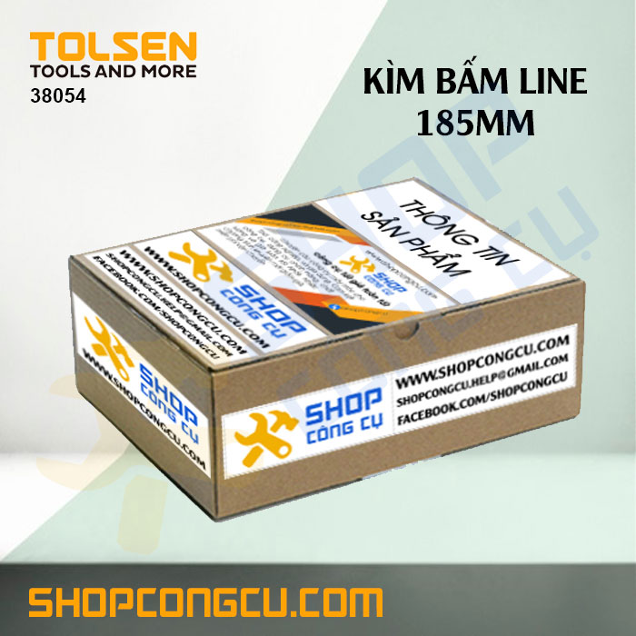 [HCM]Kìm bấm line 185mm Tolsen 38054
