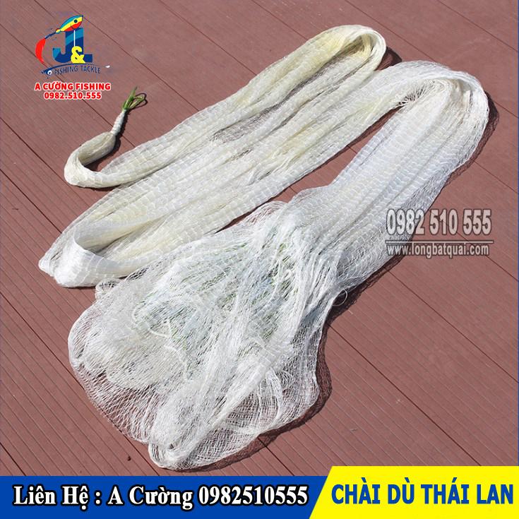 Chài Dù Thái lan Cao 3m2 Nặng 3kg5 Siêu Bền