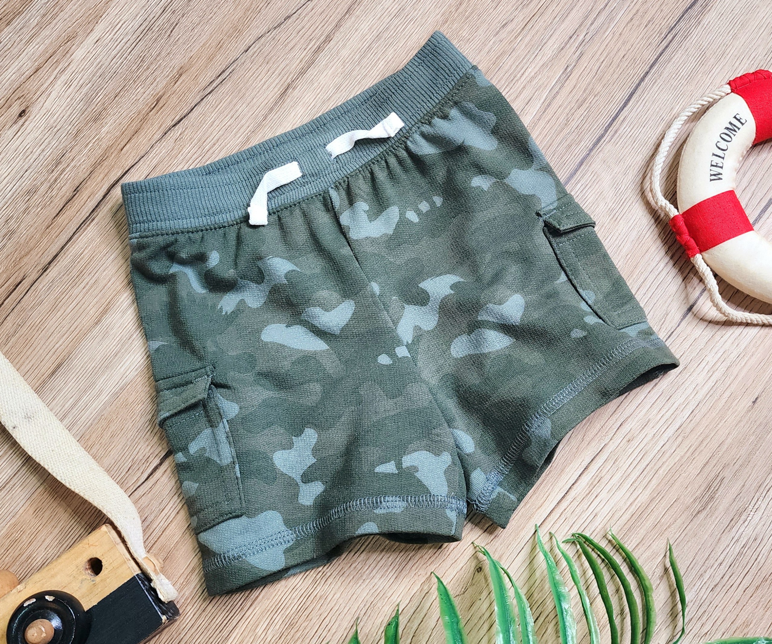 Quần short bé trai chất thun da cá mềm Jumpingbean