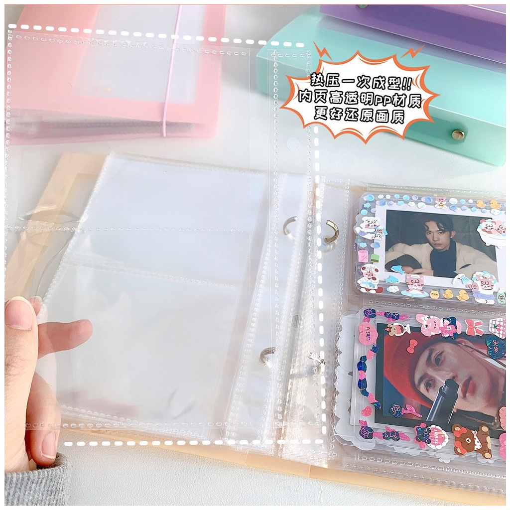 Binder/ sổ trữ stickers đựng vừa toploader A7/ B8