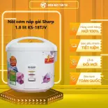 KS-18TJV - Nồi cơm nắp gài Sharp 1.8 lít KS-18TJV - GIAO TOÀN QUỐC - FREESHIP HCM