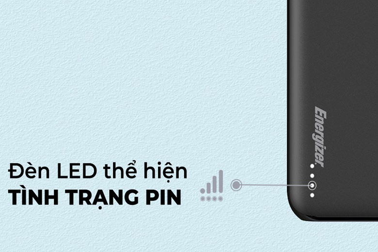 Pin sạc dự phòng Energizer 20000mAh /37V Li-Polymer UE20010