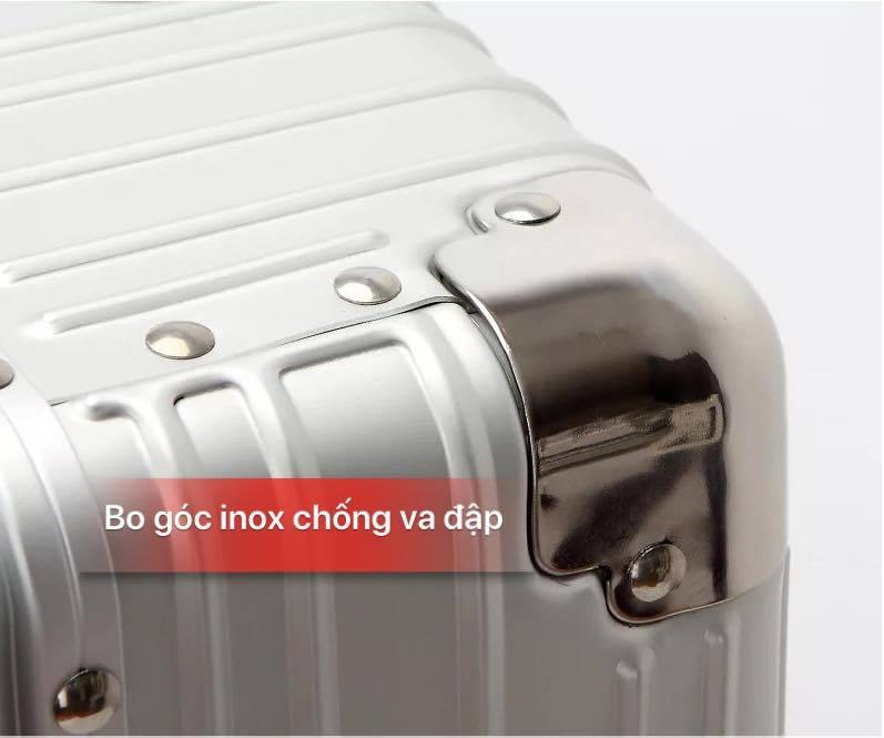 VALI FULL NHÔM TAY DA SIÊU SANG CHẢNH (SIZE 24)