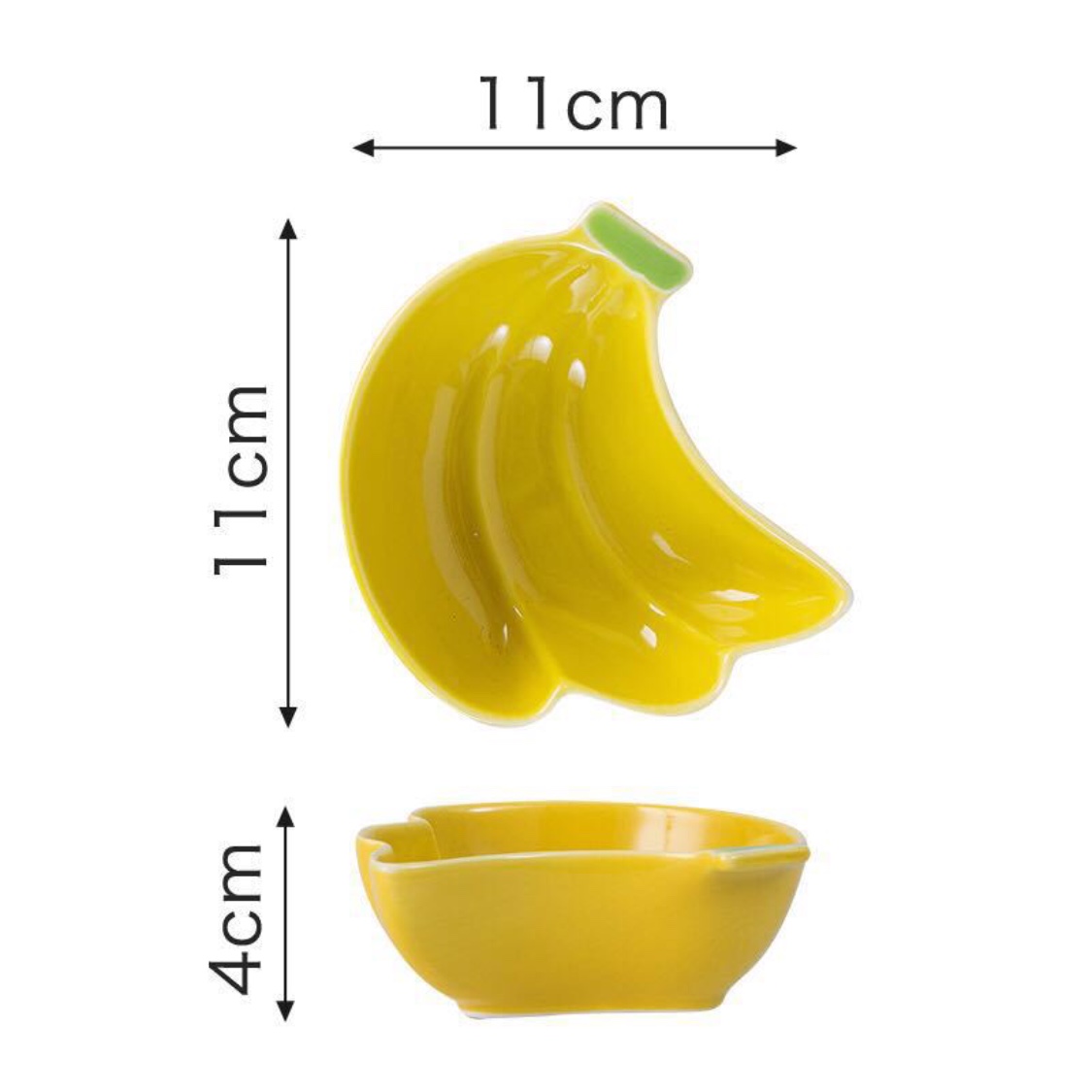 Chén ăn dặm gốm sứ, chén gia vị hình củ quả dễ thương