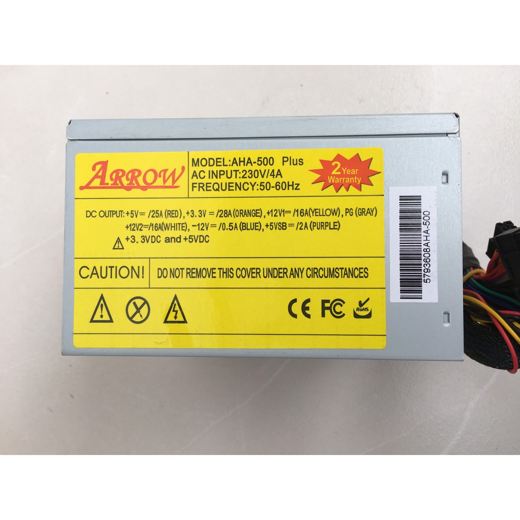 [HCM]Nguồn máy tính ARROW 500W FAN 12cm-