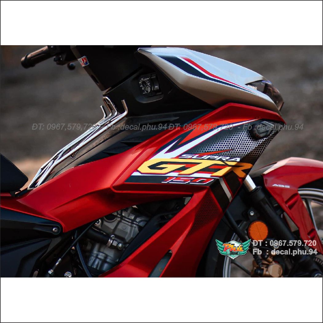 Tem rời Winner X GTR đỏ đen tổ ong (Y)