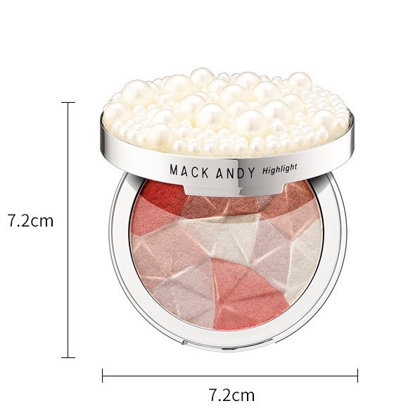 Phấn Bắt Sáng Mack Andy Nhiều Màu, độ bắt sáng cao