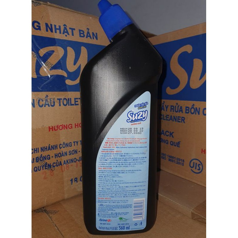 [CHÍNH HÃNG ] Nước tẩy rửa bồn cầu, nhà tắm Cao Cấp Suzy Nhật Bản 560ml - thành phần Hữu Cơ, không mùi axit