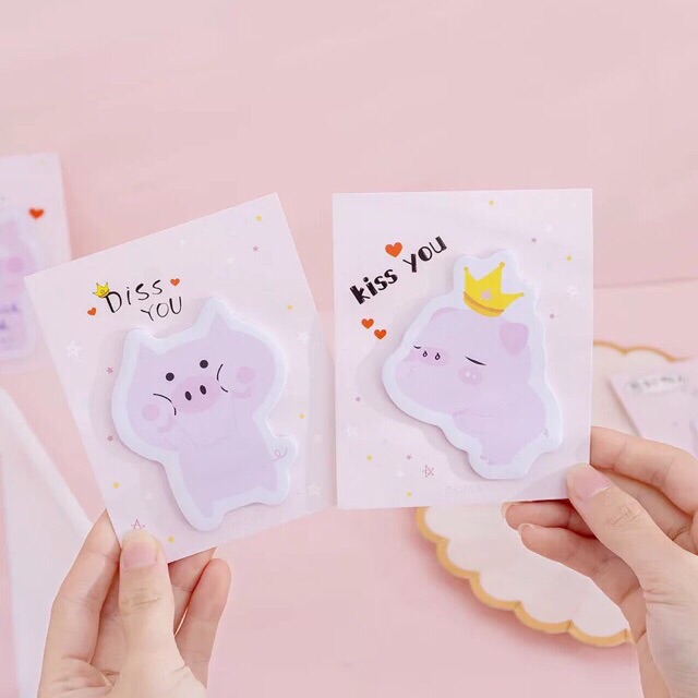Giấy note hình chú heo