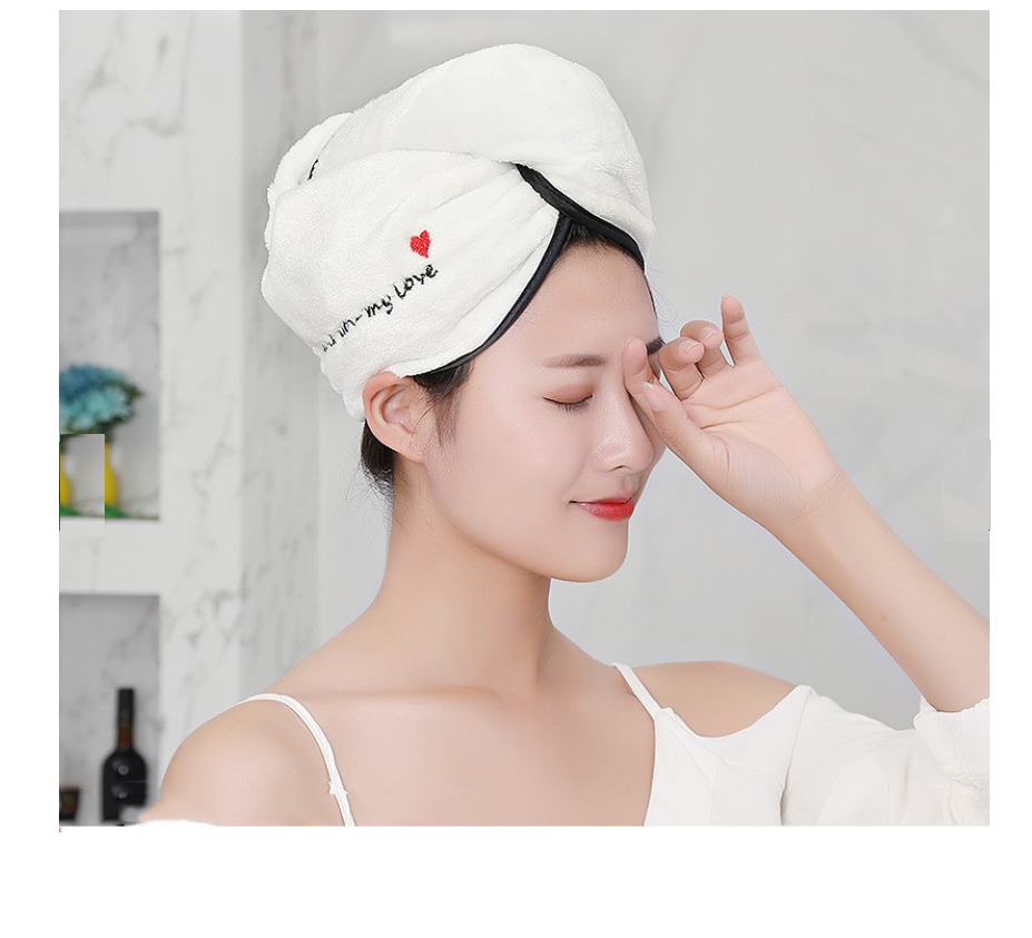 Khăn quấn đầu lau khô- ủ tóc