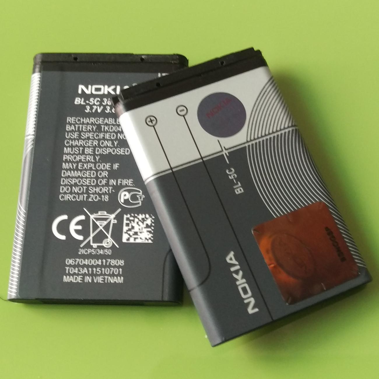 [HCM]Pin BL-5C cho Nokia(Xám) - IC Thế Hệ Mới Chóng Phù Pin
