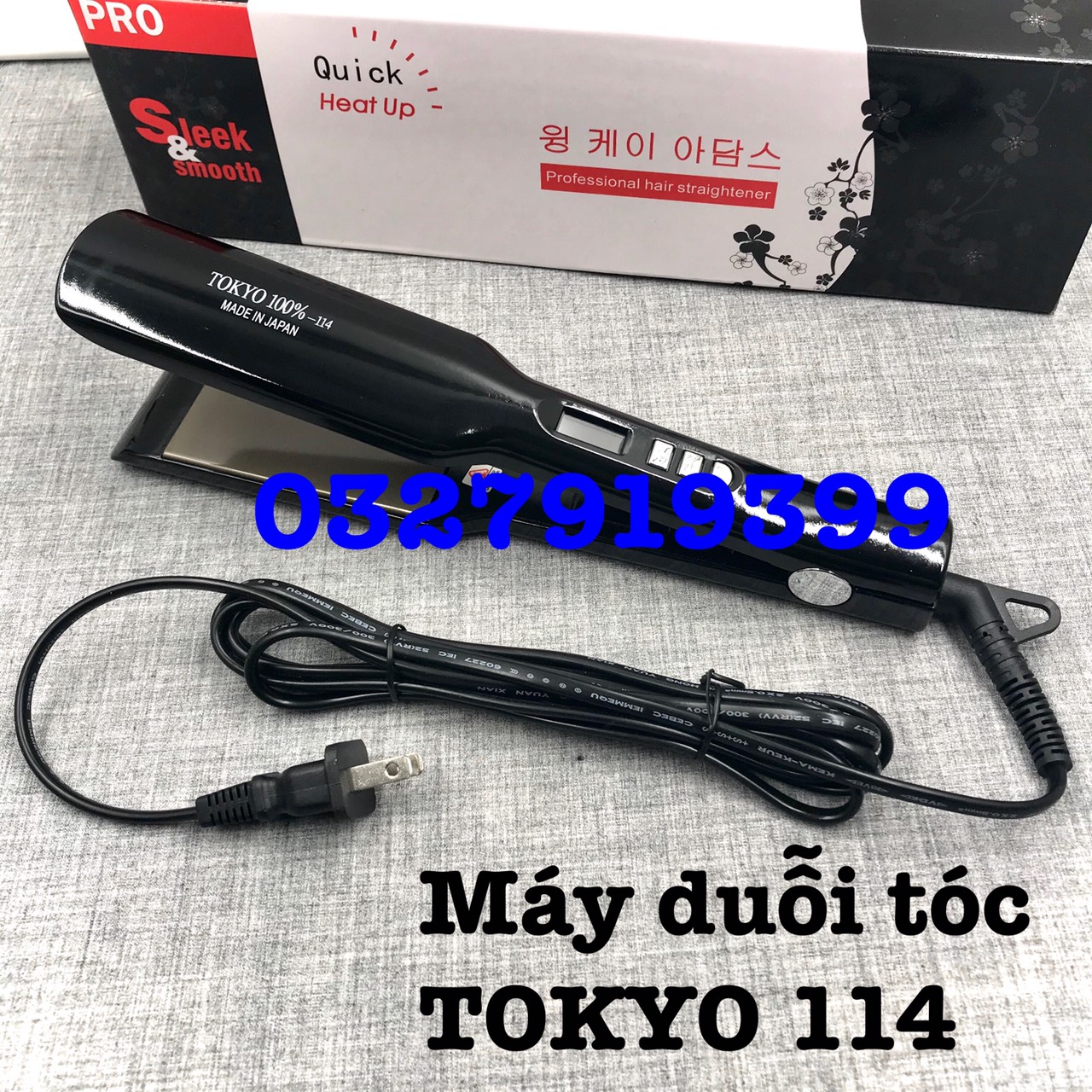 Máy duỗi tóc cao cấp bản lớn có màn hình TOKYO 114