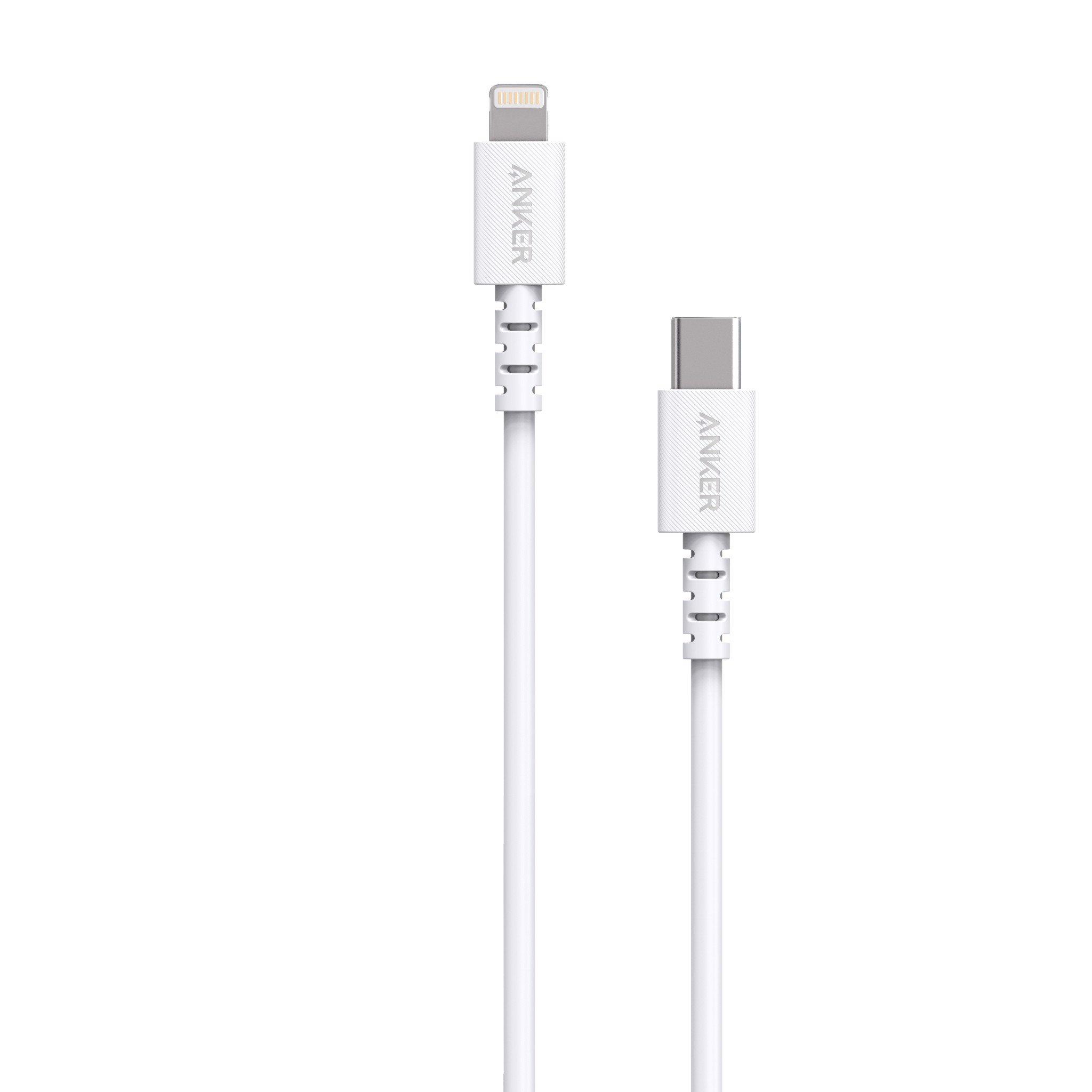 Cáp Anker PowerLine Select Lightning to USB-C, dài 0.9m A8612/A8613 1.8m