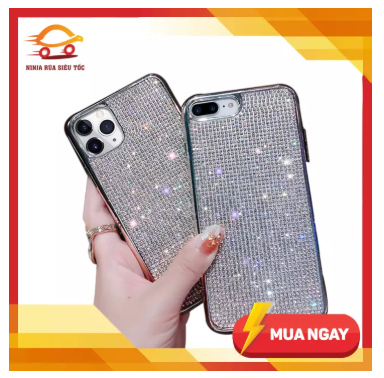 Ốp Lưng Đính Đá kim cương Dành cho IPhone6/6plus/IPhone7/8 7plus/8plus IPhoneX/XR IPhoneXSMAX IPhone11 IPhone11PRO IPhone11PROMAX