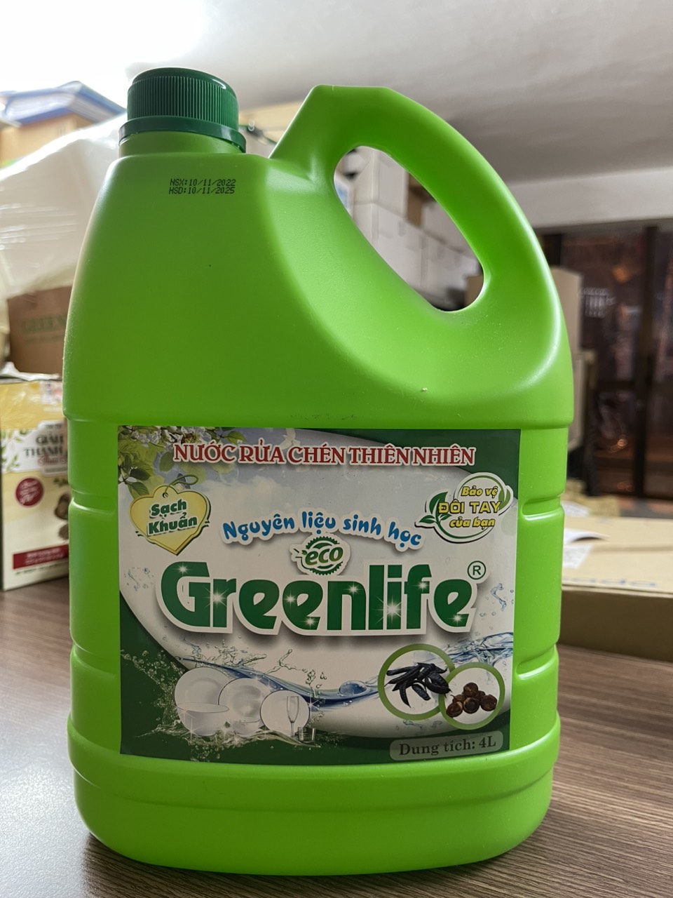 Nước rửa chén sinh học Greenlife 4L