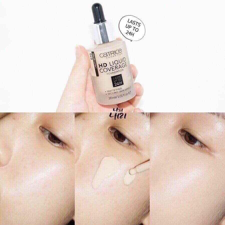 Kem nền CATRICE HD Liquid Coverage 24h