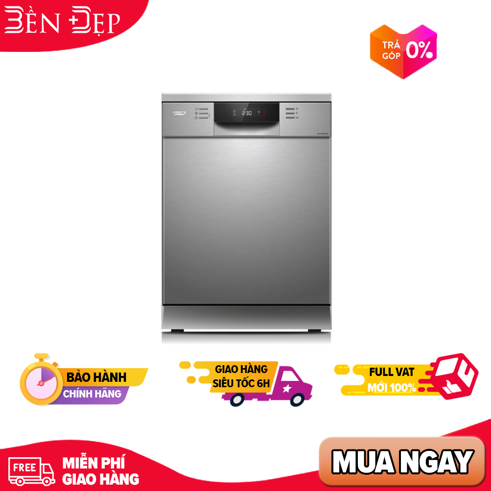 Máy rửa chén độc lập chefs eh-dw401d , 15 bộ châu âu, giao hàng miễn phí hn