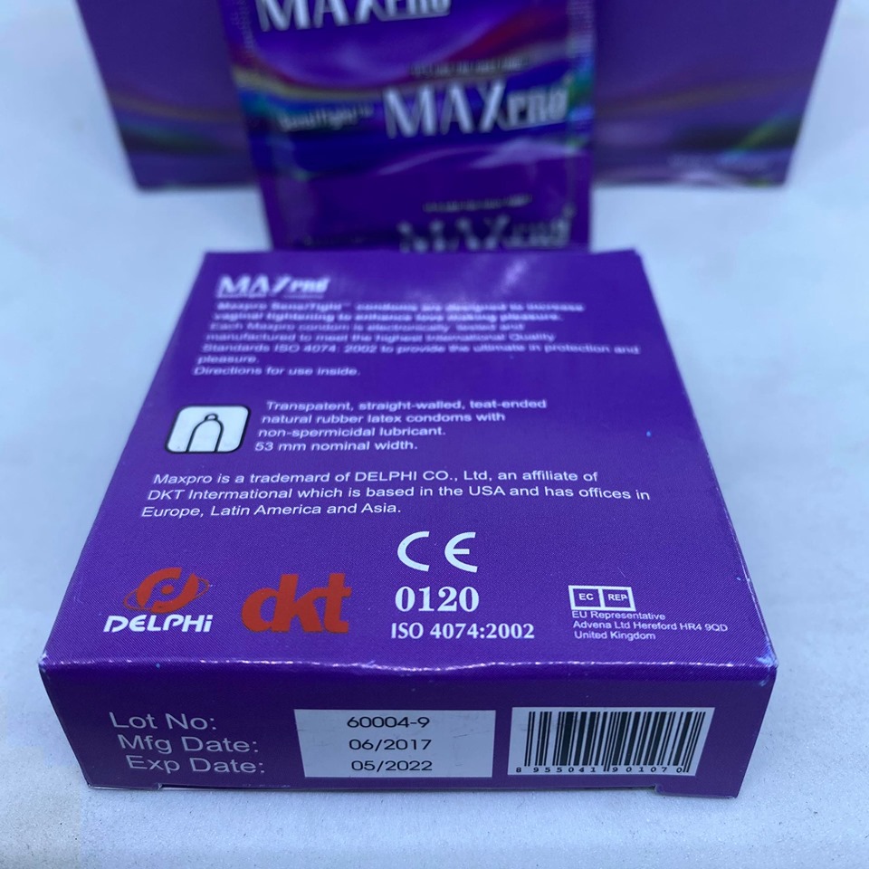 Bộ 6 Hộp Bao Cao Su Siêu Mỏng MaxPro