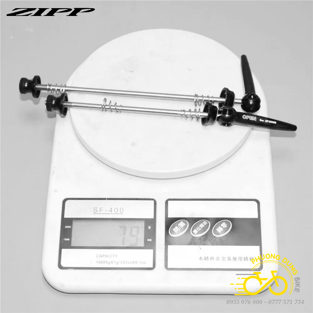Cặp ti kẹp moay ơ Hub xe đạp Titanium ZIPP