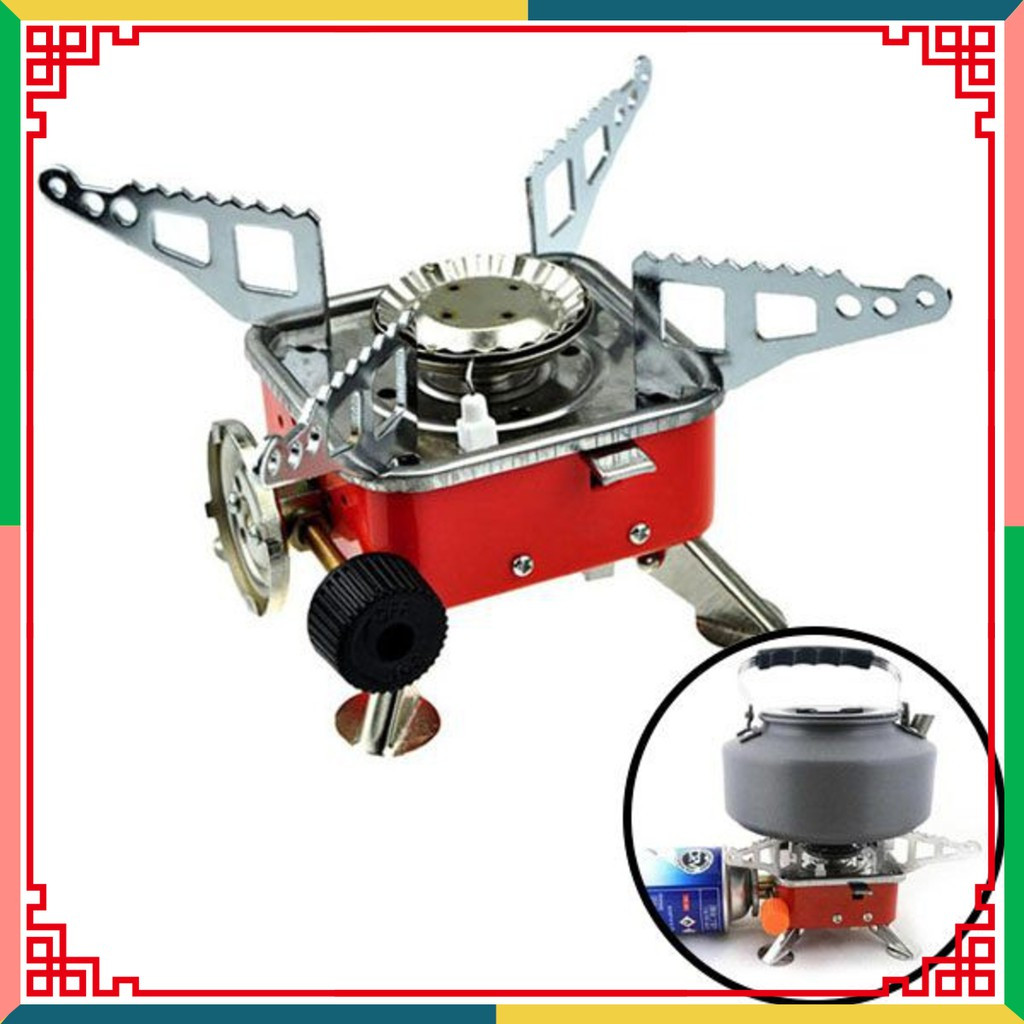[HCM]Bếp Gas Du Lịch Dã Ngoại Mini Xếp Gọn