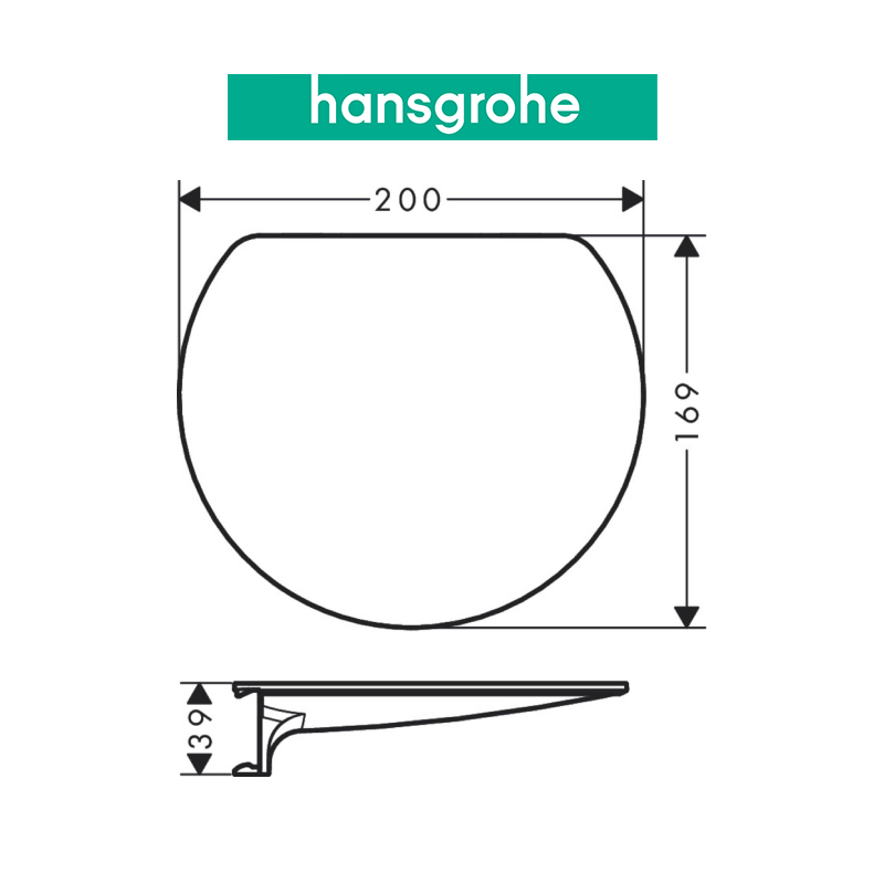 Kệ gắn tường HANSGROHE WallStoris 27915