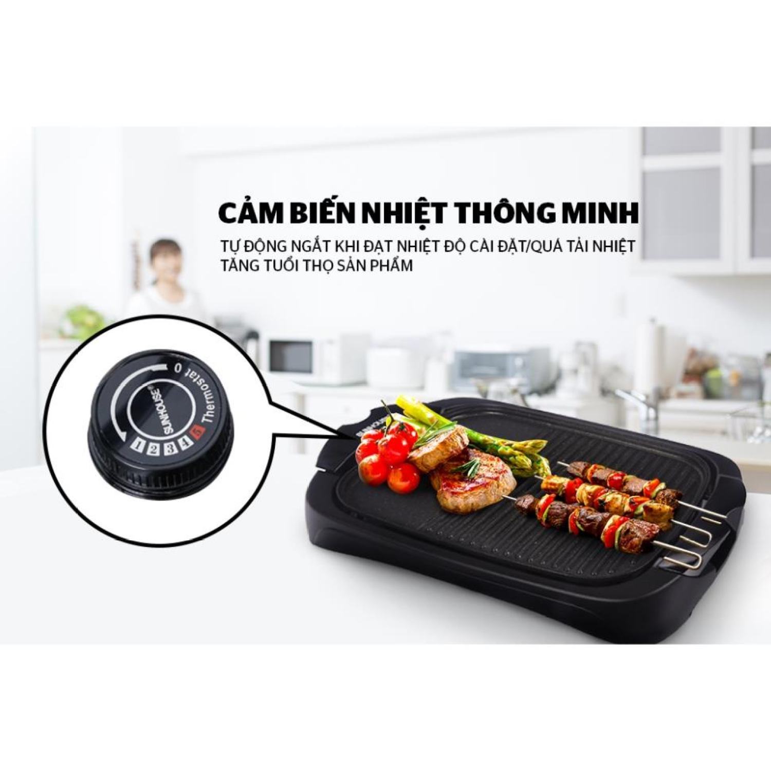 Bếp nướng điện Sunhouse SHD4602