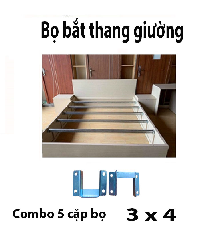 COMBO 5 Cặp Bọ bắt thang giường (  3 x 4  -  4 x 4  )