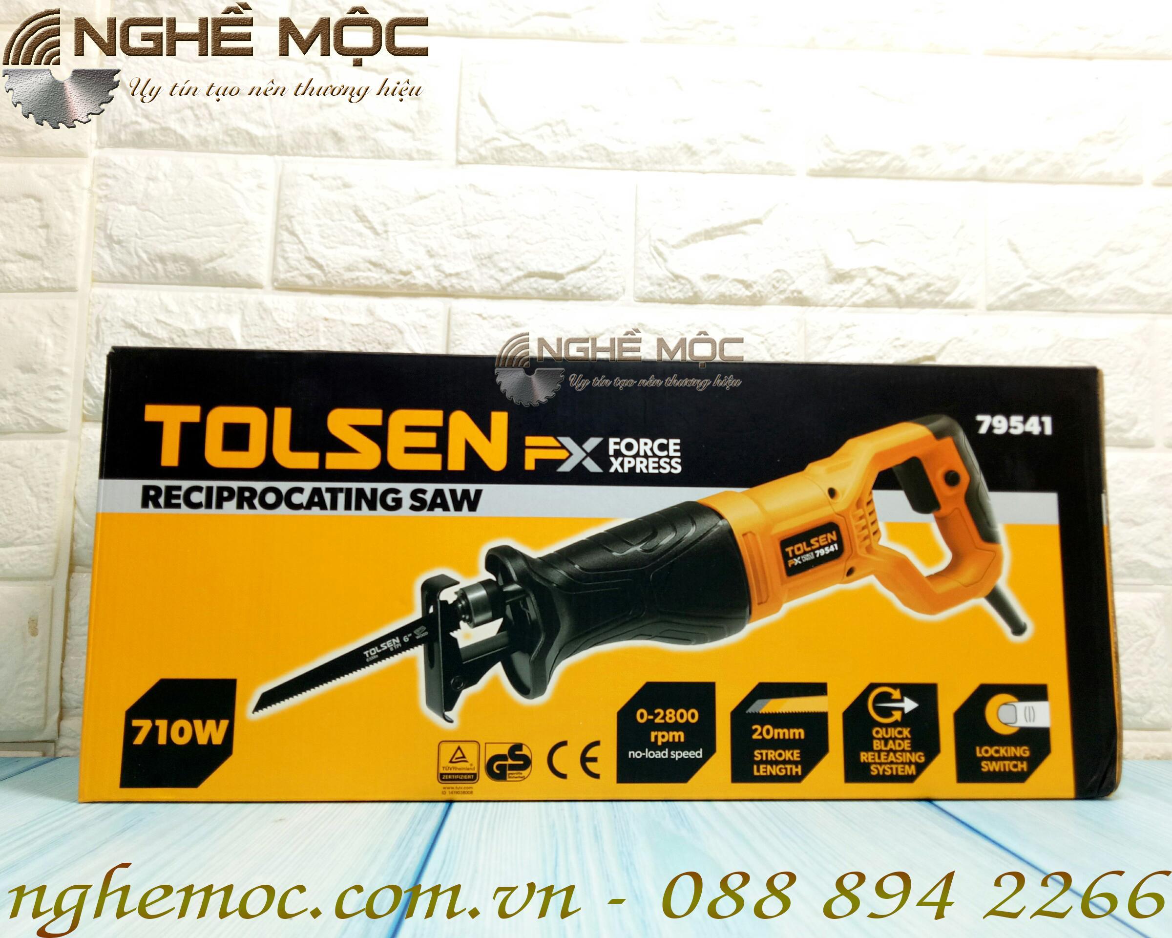 Máy cưa kiếm 710W tolsen 79541