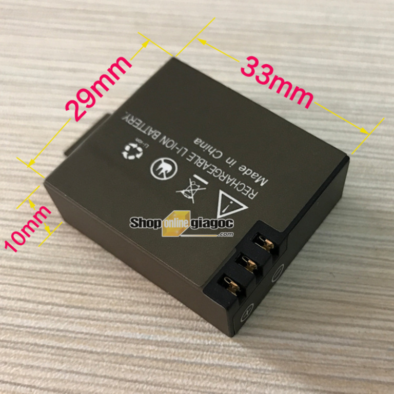 Pin Camera Hành Trình Xe Máy 1050mAh