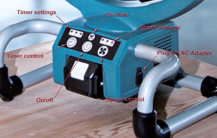 Máy quạt dùng pin Makita DCF300Z