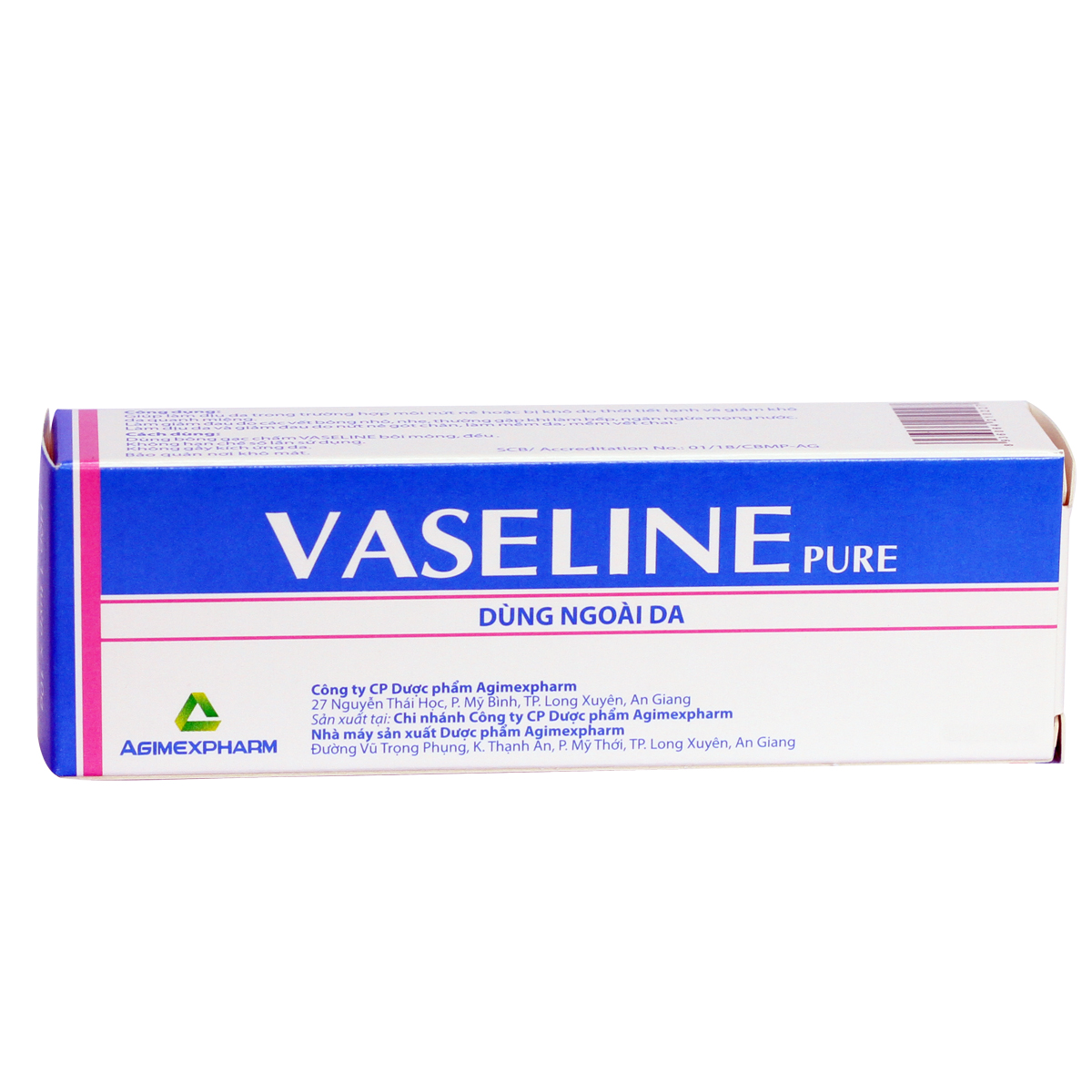 Kem bôi khô nứt môi Vaselin 10 gam